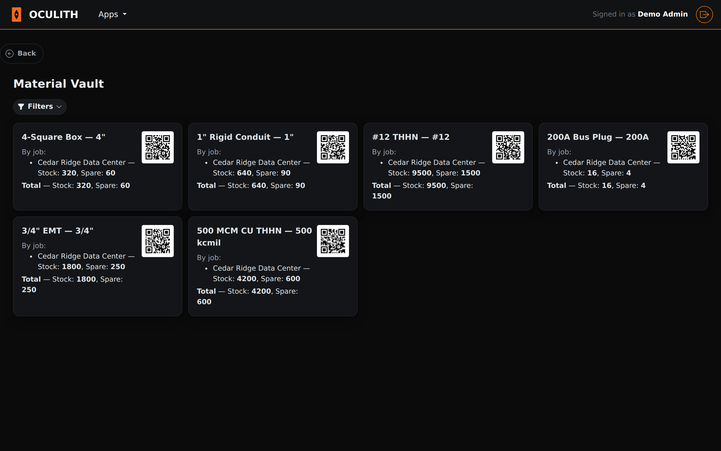 MaterialVault screenshot