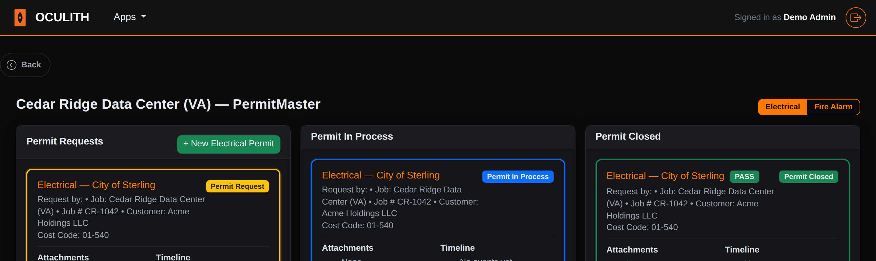 PermitMaster screenshot