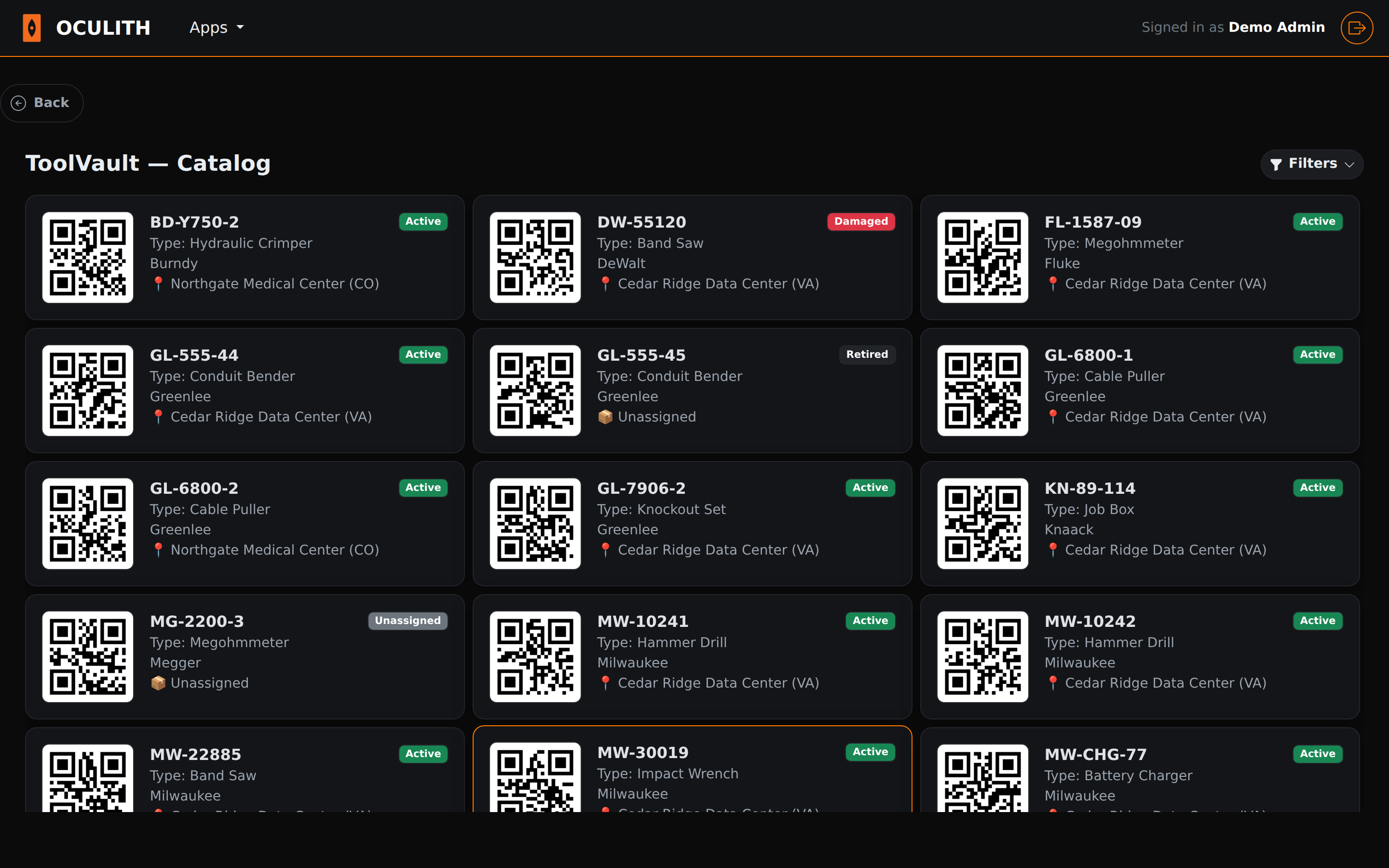 ToolVault screenshot